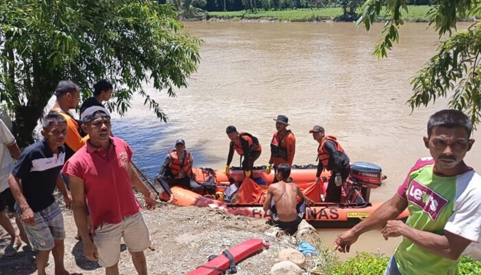 Terseret Arus Sungai, Pemuda Aur Begalung Ditemukan Tewas