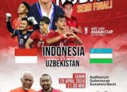 Pemprov Sumbar Gelar Nobar Semifinal AFC U23 di Auditorium Gubernuran dan di Lima Titik Videotron