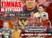 Dukung Timnas Indonesia, Pemkab Sijunjung Gelar Nobar di RTH Simpang Logas