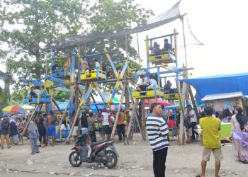 Permainan Khas Pariaman, Buayan Kaliang Masih Menjadi Primadona Selama Lebaran