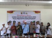 Pemkab Pasbar Tandatangani NPHD Dana Hibah Pengamanan Pilkada Tahun 2024 Bersama Dandim 0305 dan Kapolres Pasbar