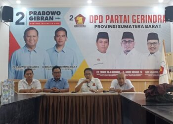 DPD Gerindra Sumbar membuka penjaringan calon kepala daerah mulai 7-20 Mei 2024, Senin (6/5/2024). FARDIANTO