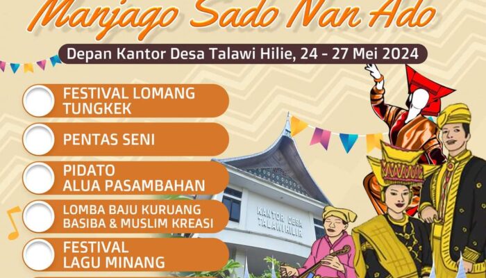 Pekan Kebudayaan Desa Talawi Hilie Promosikan Pariwisata Kota Sawahlunto