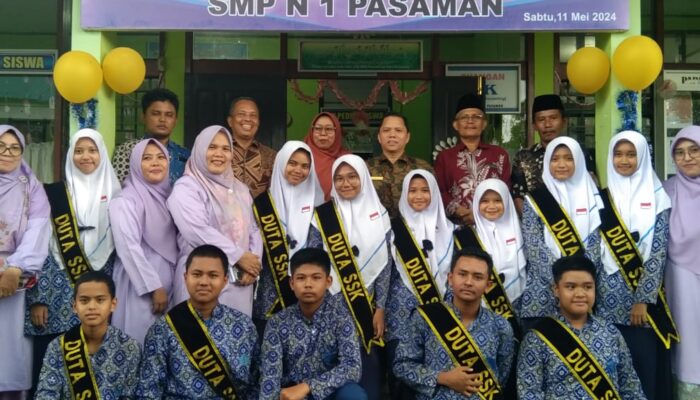 15 Duta SSK SMPN 1 Pasaman Dikukuhkan