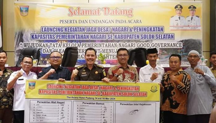 Pemkab Solsel Launching Kegiatan Jaga Desa dan Peningkatan Kapasitas Pemnag