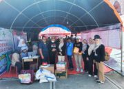 Tim DW PNP dan Tengsawer 83 Distribusikan Bantuan Saat Longsor Sitinjau Laut Berulang