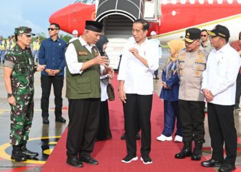 Presiden RI dan Rombongan Tiba di Bandara Internasional Minangkabau