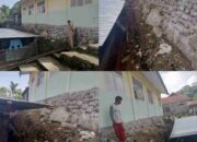 Tebing Penyangga Gedung SDN 15 Kampung Baru Solok Selatan Perlu Rehabilitasi
