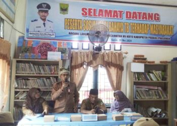 Sosialisasi Bahaya TBC, Nagari Lareh Nan Panjang Upayakan Pencegahan