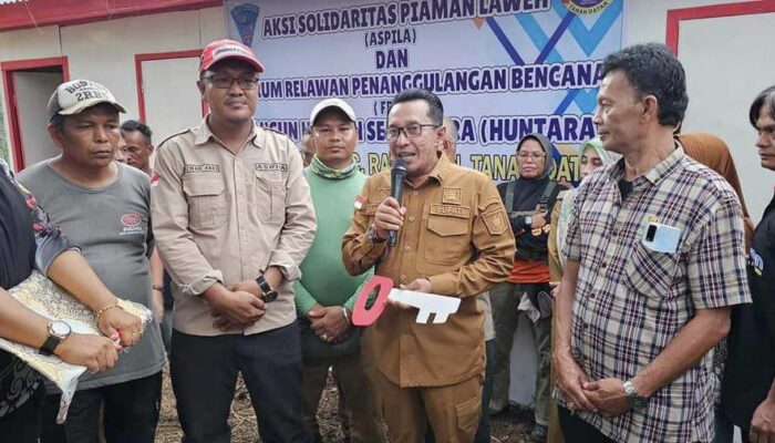 5 Unit Huntara di Nagari Rambatan Siap Huni