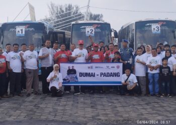 Mudik Gratis Safari Ramadan BUMN 2024 Disambut Antusias Perantau Minang di Dumai