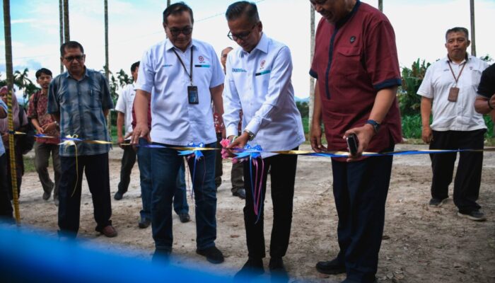 Berkolaborasi dengan PPNP untuk EBT, Dirut Semen Padang Resmikan Rumah Pembibitan Kaliandra Merah