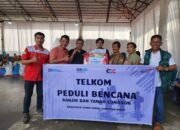 Telkom Witel Sumbar Salurkan Bantuan Telkom Peduli Banjir dan Tanah Longsor Sumatera Barat