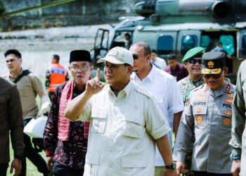 Prabowo Subianto Presiden terpilih saat berkunjung ke Sumbar beberapa waktu lalu. IST/DOK