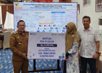 Pupuk Indonesia Salurkan Bantuan untuk Masyarakat Terdampak Bencana di Tanah Datar