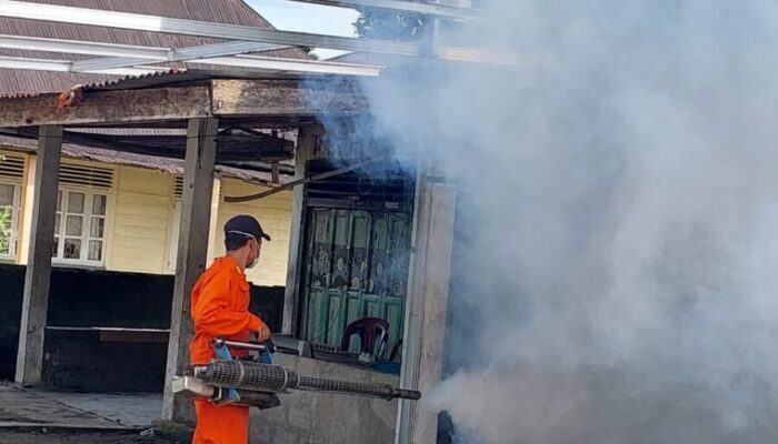 Pemkab Pasbar Lakukan Fogging untuk Antisipasi KLB DBD
