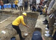 Letakan Batu Pertama Pembanguan BTS, Bupati : Akses Telekomunikasi Warga Koto Tuo Segera  Terwujud