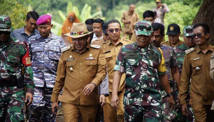 Kondisi Bencana, Program TMMD di Nagari Koto Tuo Sukses Dapat Nilai Plus