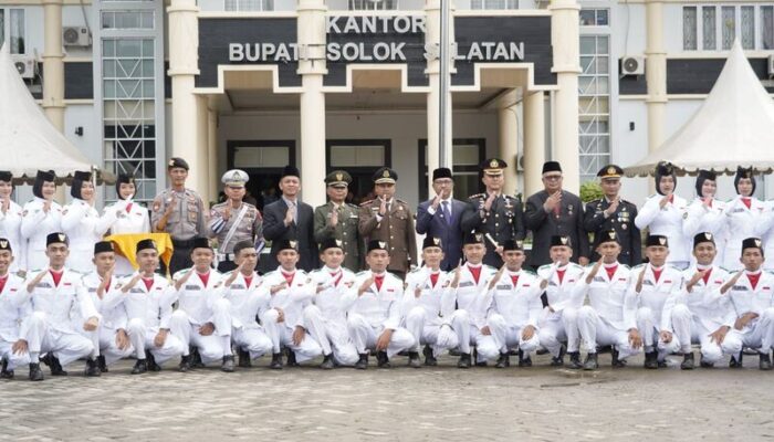 Pompa Semangat Pancasila, Bupati Solok Selatan Sampaikan Pesan Badan Pembinaan Ideologi Pancasila