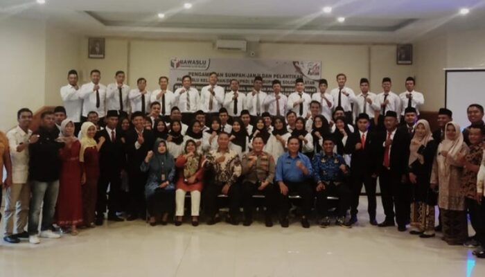 Pertama di Solok Selatan, Bawaslu Lantik 39 PKD Serentak untuk Pilkada 2024