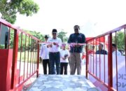 Dibangun Semen Padang, Jembatan Jogging Track di Taman Bukit Gelanggang Kota Dumai Diresmikan
