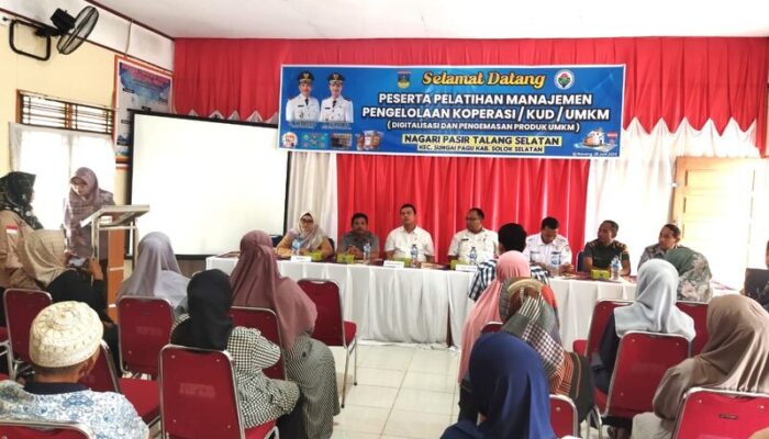 30 Pelaku UMKM Nagari Pasta Selatan Dilatih Sistem Digitalisasi Pengembangan dan Pemasaran Produk