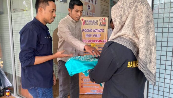 Peresmian Posko Kawal Hak Pilih, Bawaslu Agam Sampaikan Hasil Pengawasan Coklit Hari Kedua