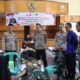 Menyambut HUT Bhayangkara ke-78, Polres Sijunjung menggelar bakti sosial berupa kegiatan donor darah, Rabu (26/6).