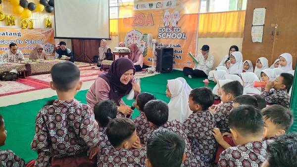 Dinas Pertanian dan Ketahanan Pangan Padang Pariaman menggelar kegiatan B2SA Goes To School untuk mengkampanyekan kebutuhan gizi anak.