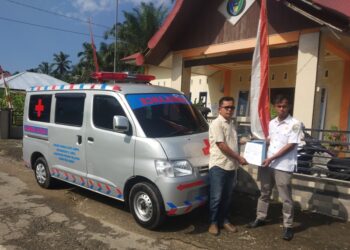 Nagari Sungai Gayo Lumpo Terima Hibah Ambulans dari Perantau Edwar Jener