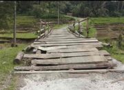 Jembatan Sementara Mulai Rusak, Masyarakat Tanjung Alam Meminta Keseriusan Bupati Eka Putra