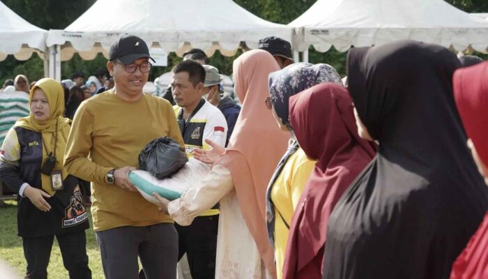 Bantuan Baznas Berlanjut, Pemkab Hadirkan Ragam Pelayanan Masyarakat di CFD Sungai Pagu