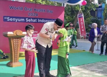 Ratusan Siswa di Padang Diedukasi Rawat Gigi dan Mulut