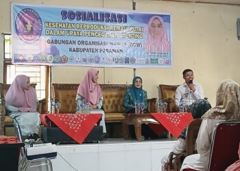 Gabungan Organisasi Wanita (GOW) Kabupaten Pasaman mengunjungi Nagari Pintu Padang Kecamatan Mapat Tunggul, Rabu (24/7/2024).