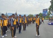 SMA Praja Gelar Latihan Dasar Semi Militer Dengan TNI AU 