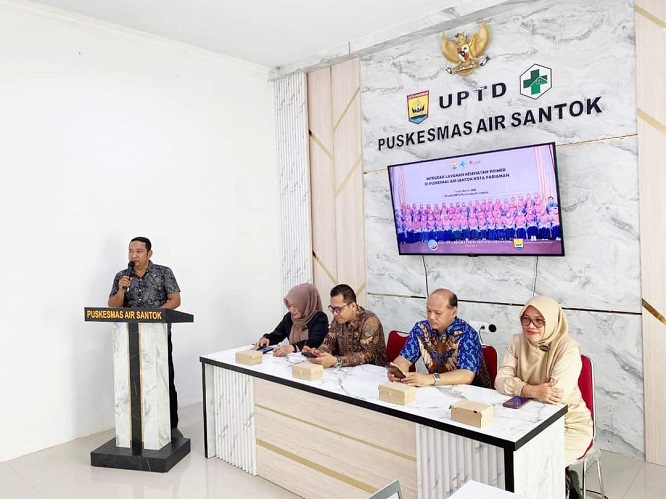 Puskesmas Air Santok Kota Pariaman sudah menerima 14 kunjungan dalam kaji tiru pelaksanaan Puskesmas ILP program Kemenkes
