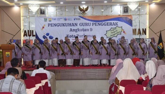 Kota Pariaman Kukuhkan 30 Guru Penggerak 