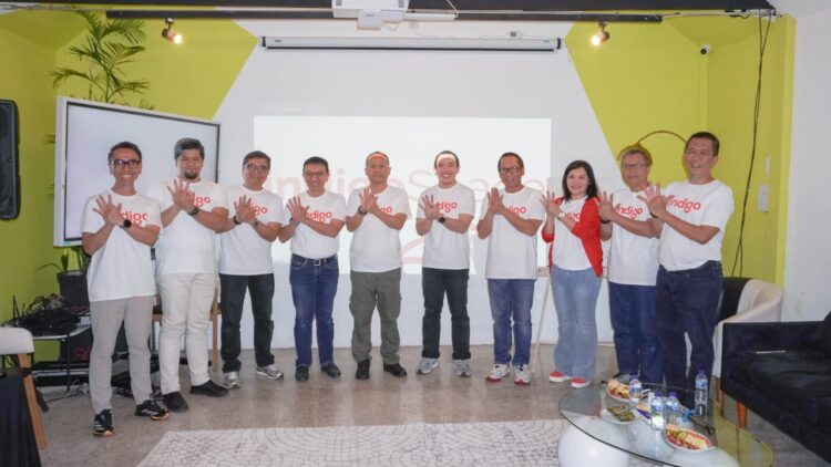 (Dari kiri ke kanan) CEO Nuon Digital Indonesia Aris Sudewo, Deputy EVP CX & Digitization Telkom Indonesia Fauzan Feisal, CEO MDI Ventures Sandhy Widyasthana, VP Digital Business Strategy & Government Telkom Indonesia Riza A. N. Rukmana, Komisaris Telkom Indonesia Marcelino Pandin, Direktur Digital Business Telkom Indonesia Fajrin Rasyid, EVP Digital Business Technology Telkom Indonesia Komang Budi Aryasa, Senior Manager Indigo Management Telkom Indonesia Patricia Eugene Gaspersz, General Manager Witel Denpasar Telkom Indonesia Ismono Adi Jatmiko, dan Senior Manager Digital Market Management Telkom Indonesia Dody Djunaedi Priatna saat peresmian IndigoSpace Bali, beberapa waktu lalu. IST
