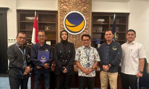 DPP Partai Nasdem mengeluarkan surat rekomendasi untuk John Kenedy Azis sebagai calon bupati pada Pilkada Pariaman 2024.