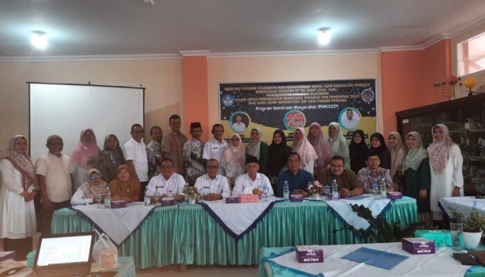 Workshop Modul TaRL Padang Panjang, Dosen UNP Dukung Pengembangan Pendidikan Matematika Profesional