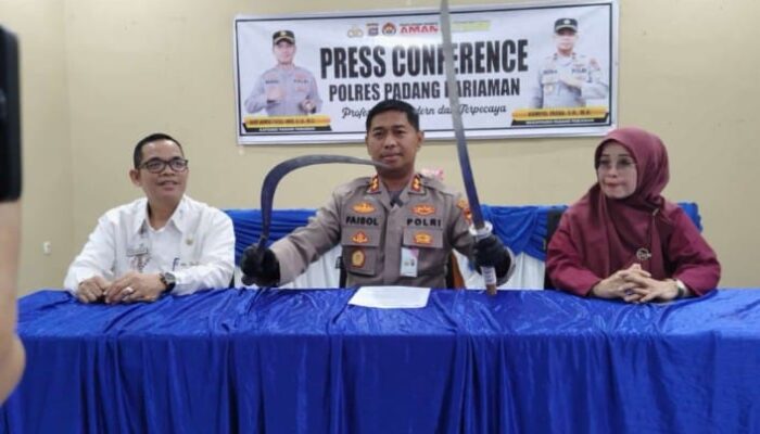 Tujuh Siswa SMP Bawa Sajam Diamankan Saat Hendak Tawuran di Padang Pariaman