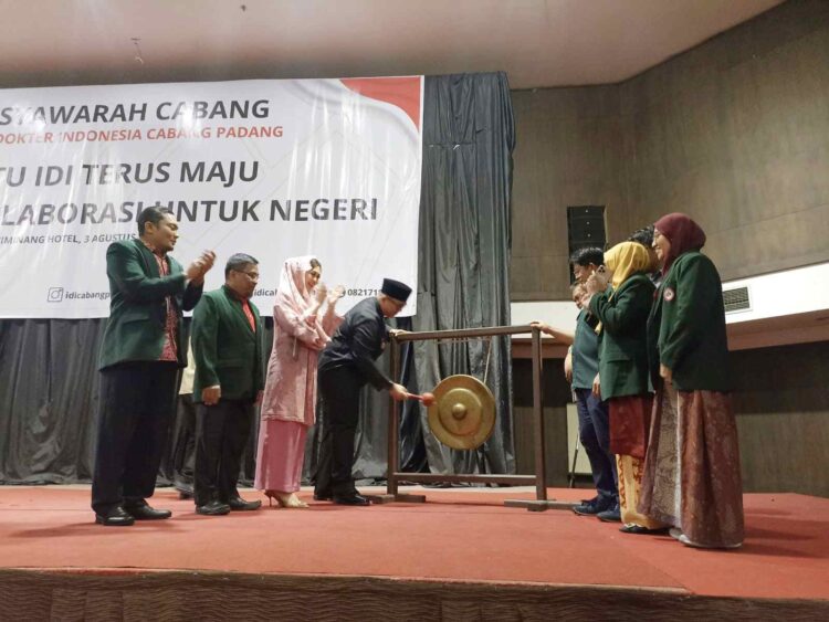 Pembukaan Muscab IDI Padang, Sabtu (4/8/2024). FARDIANTO