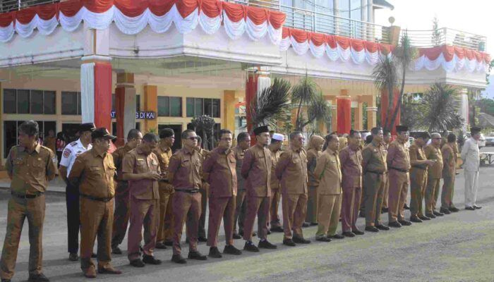 Apel Gabungan, Wabup Pasbar Risnawanto Minta OPD Kerja Maksimal