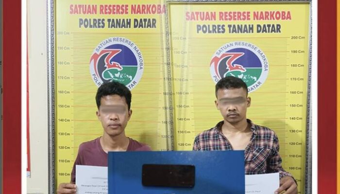 Polisi Kembali Amankan Pengguna Narkotika Di Tanah Datar