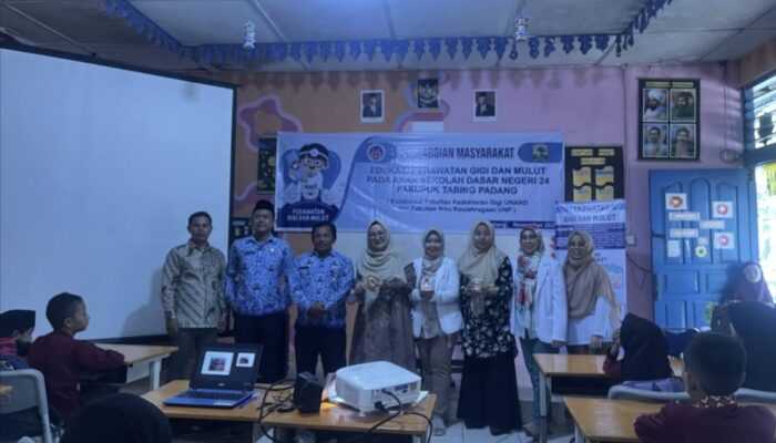 Gelar Pengabdian Masyarakat Bereng FIK UNP, FKG UNAND Edukasi Perawatan Gigi Dan Mulut Pada Anak