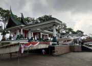 Roboh Diterpa Angin, Atap Podium Lapangan Kantin Bakal Diperbaiki