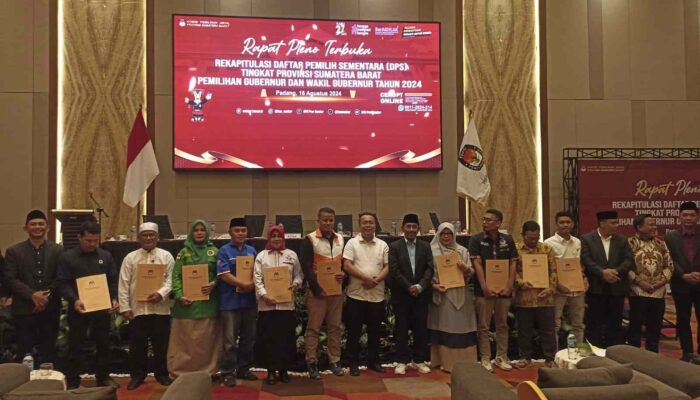 KPU Tetapkan DPS Pilkada Sumbar 4.111.219 Pemilih