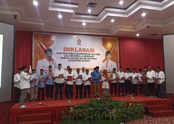 PKS Sumbar Deklarasikan Mahyeldi-Vasco dan 18 Paslon Kabupaten Kota di Pilkada Sumbar