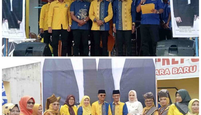 Safar-Darman Daftar ke KPU, Warga Antusias Ikuti Arak-Arakan