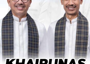 Diusung 8 Parpol, Khairunas dan Yulian Efi Mendaftar ke KPU di Hari Terakhir